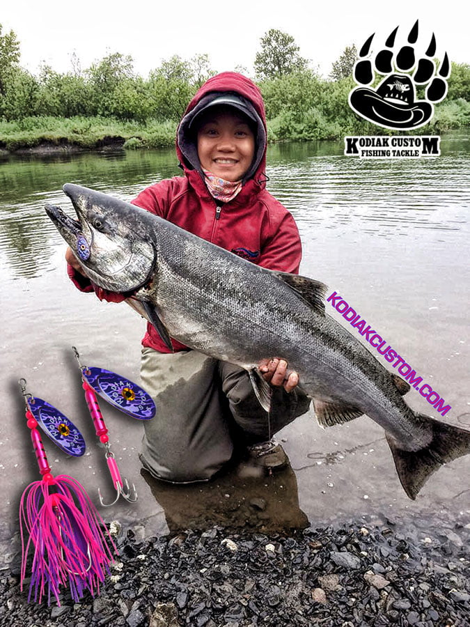 Spinoochie Salmon Fishing Lure, Best Tackle for Pacific Silver Coho,  Chinook King, Pink, Chum, Sockeye. Catch All Salmon Species. -  Canada