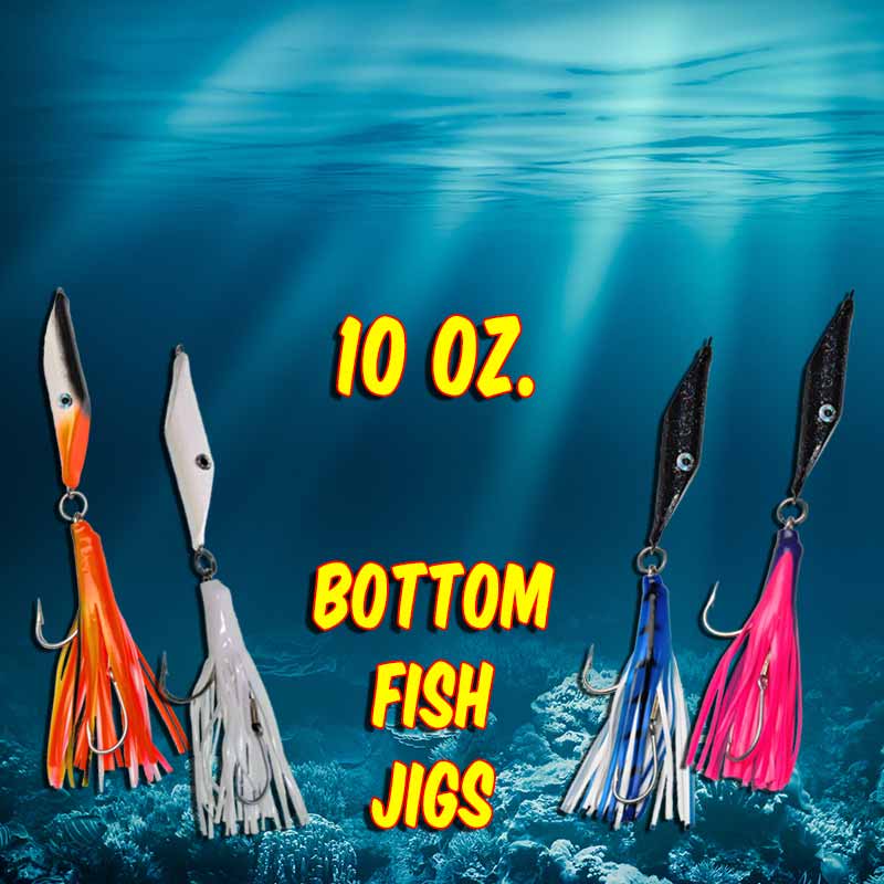 Bottom Fish Jigs Approx. 10 oz. - Kodiak Custom Fishing Tackle