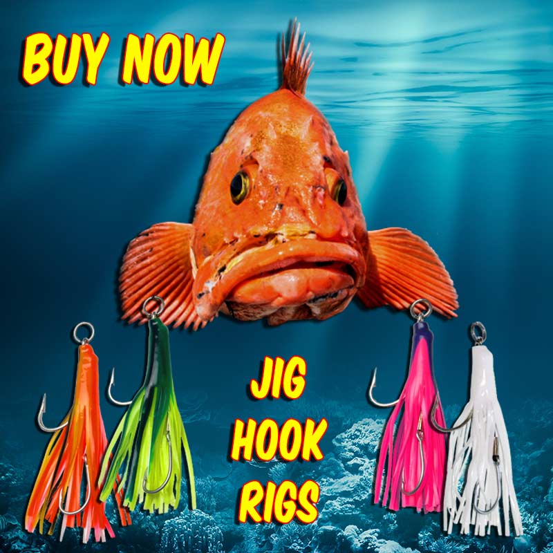 Jig Hook Rigs For Bottom Fish and Halibut Fishing