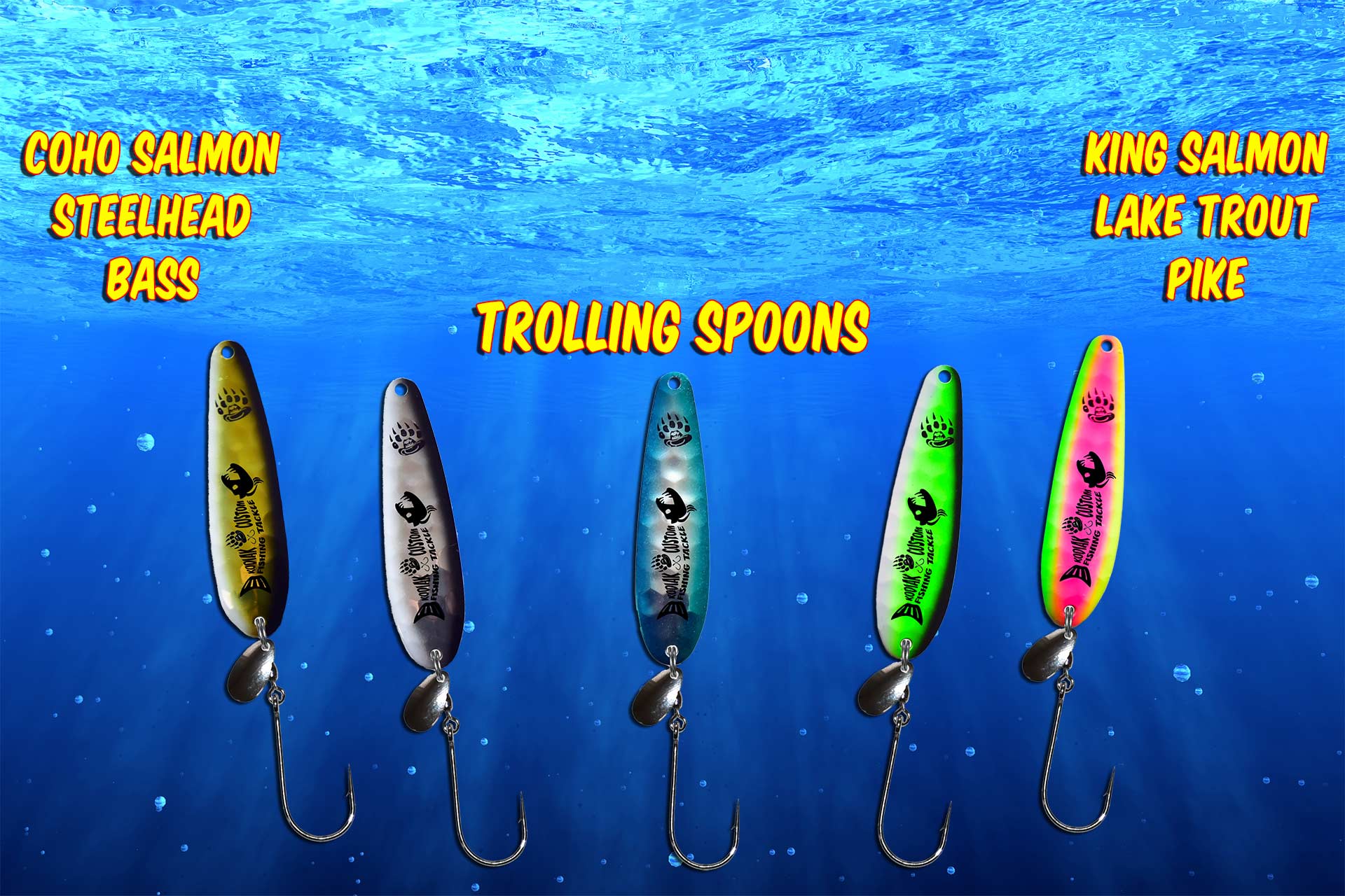 Trolling Spoons Kodiak Custom Fishing Tackle